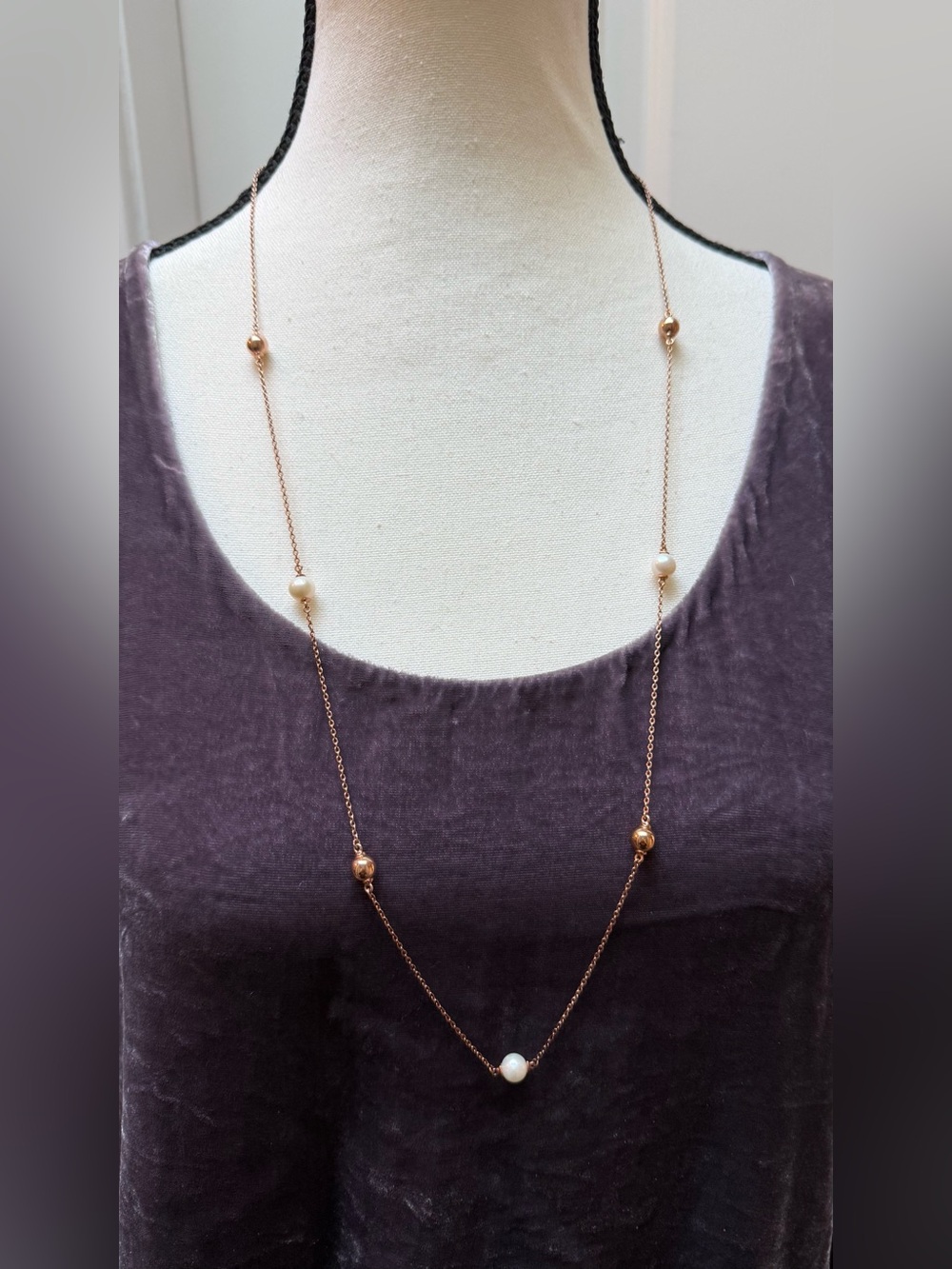 Pandora Rose Contemporary Pearl Necklace